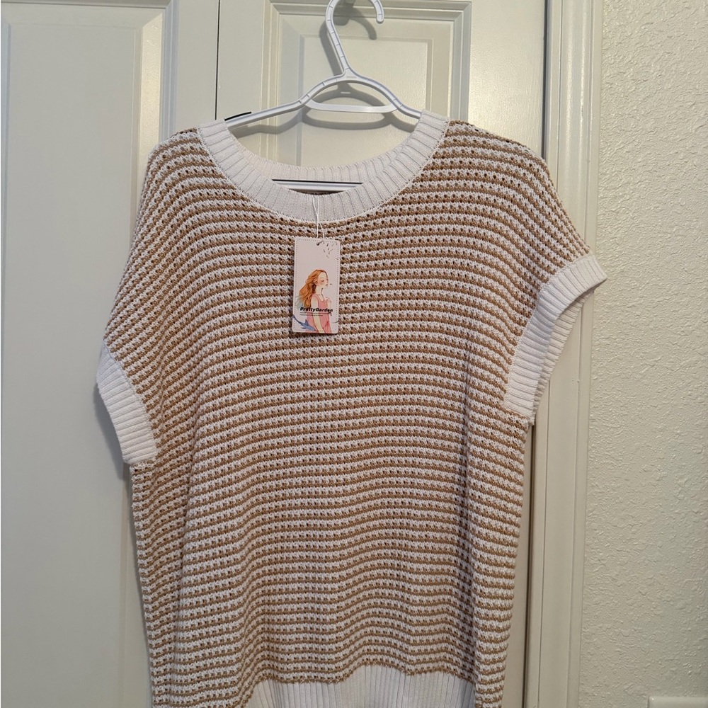NWT Striped Sweater Top